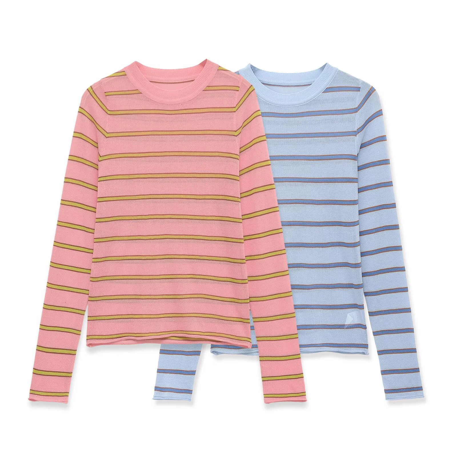 European and American style 2026 spring new women's casual versatile temperament simple long sleeved round neck knitted sweater
European and American style 2026 spring new women's casual versatile temperament simple long sleeved round neck knitted sweater
