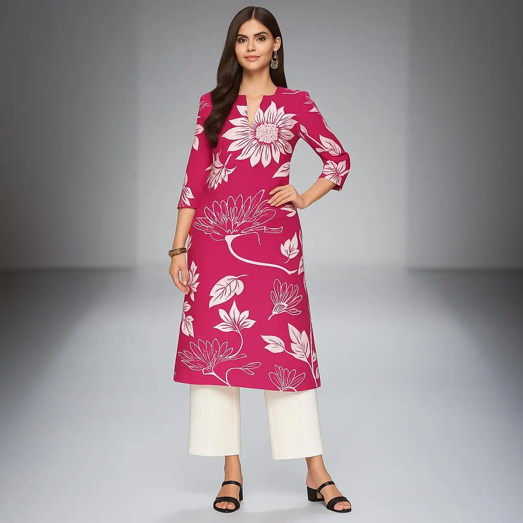 Мусульманское женское повседневное платье Kurt с длинным рукавом, прямой повседневный этнический цветок, мандарин, 3D дизайн, подходит кафтан Femme
Мусульманское женское повседневное платье Kurt с длинным рукавом, прямой повседневный этнический цветок, мандарин, 3D дизайн, подходит кафтан Femme