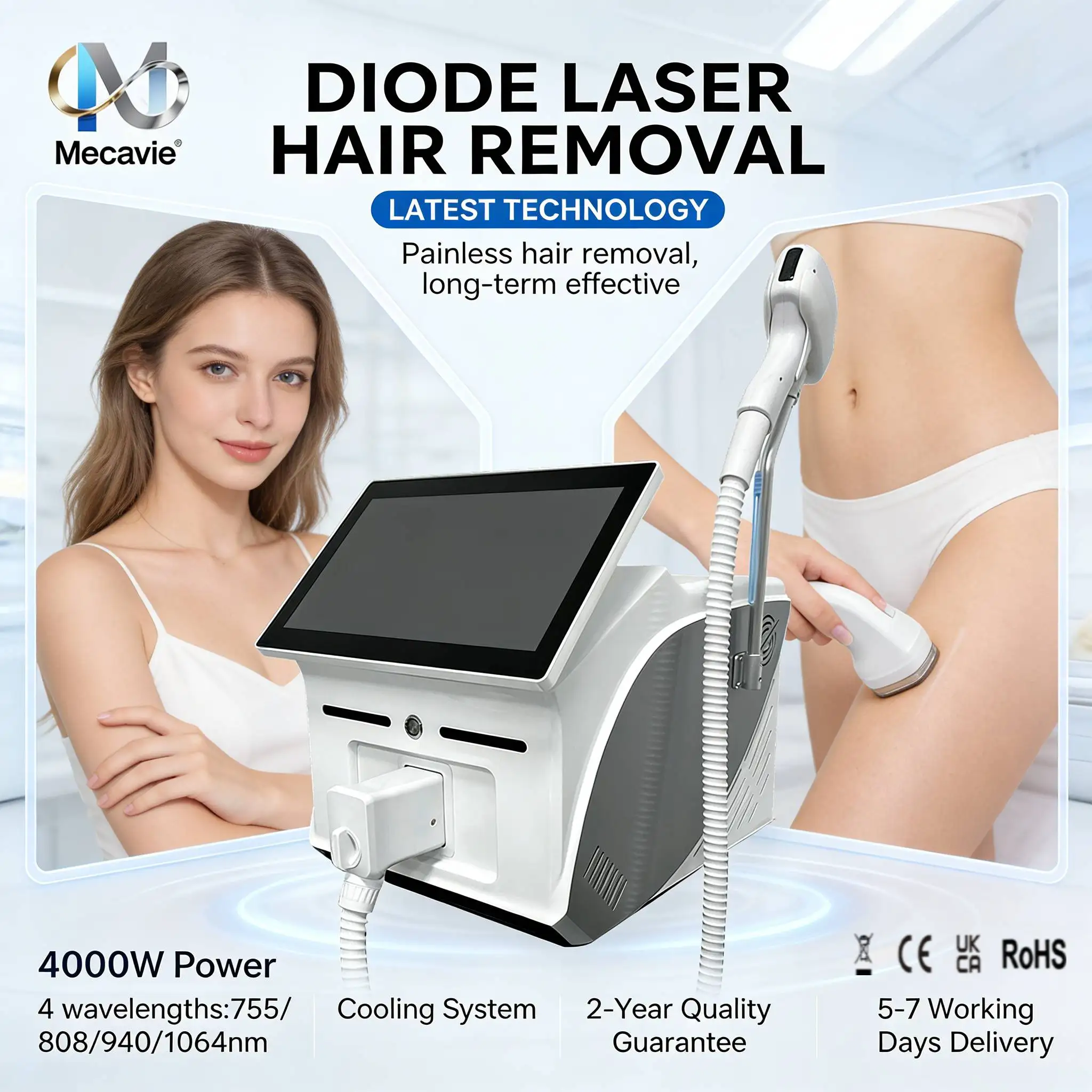 Лазер Soprano Ice Titanium: система для удаления волос с мощностью 4000 Вт и четырьмя длинами волн для профессиональных результатов в салонах, 4 длины волн
Лазер Soprano Ice Titanium: система для удаления волос с мощностью 4000 Вт и четырьмя длинами волн для профессиональных результатов в салонах, 4 длины волн