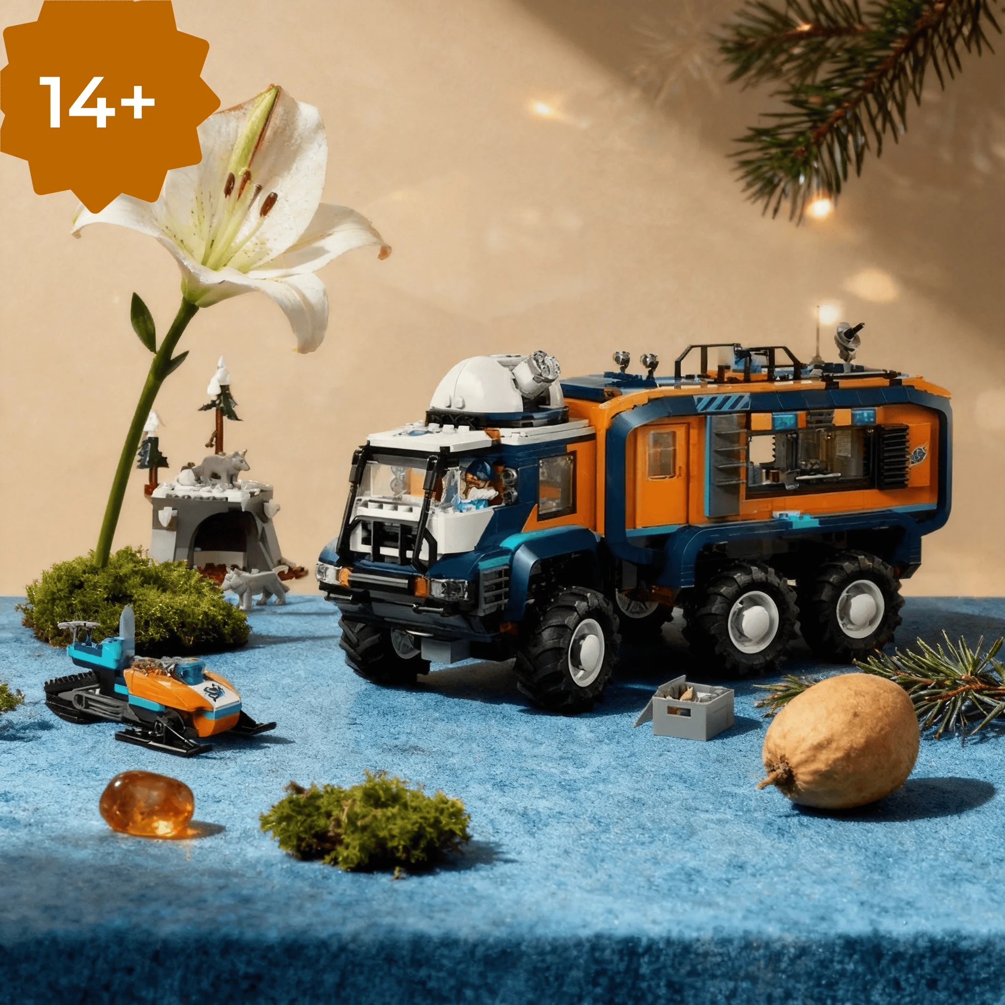 Home decoration creative MOC1064 particles 2026 New Polar Explorer Science Laboratory truck building blocks set adult creative b
Home decoration creative MOC1064 particles 2026 New Polar Explorer Science Laboratory truck building blocks set adult creative b
