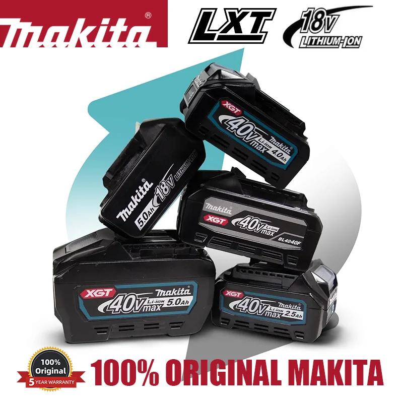Makita Genuine BL1860 6.0Ah LXT Battery | 18V Li-ion with BMS | Compatible with BL1850 BL1840 for 18V Power Screwdrivers
Makita Genuine BL1860 6.0Ah LXT Battery | 18V Li-ion with BMS | Compatible with BL1850 BL1840 for 18V Power Screwdrivers