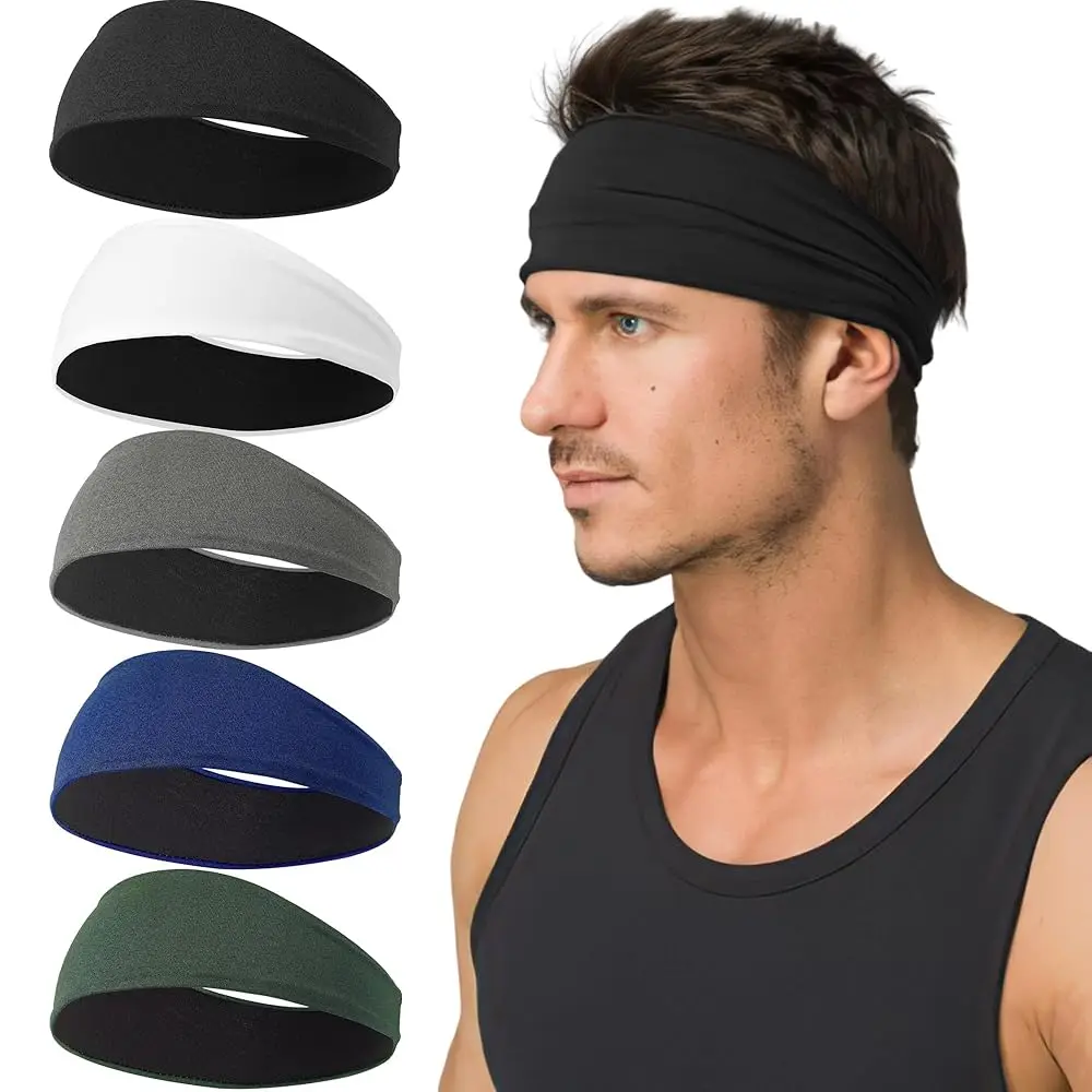 5 Pack Sports Headband for Men, Breathable Mesh Design, Reused & Washed Mens Headband Sweat Bands for Running Yoga Fitness Wo
5 Pack Sports Headband for Men, Breathable Mesh Design, Reused & Washed Mens Headband Sweat Bands for Running Yoga Fitness Wo