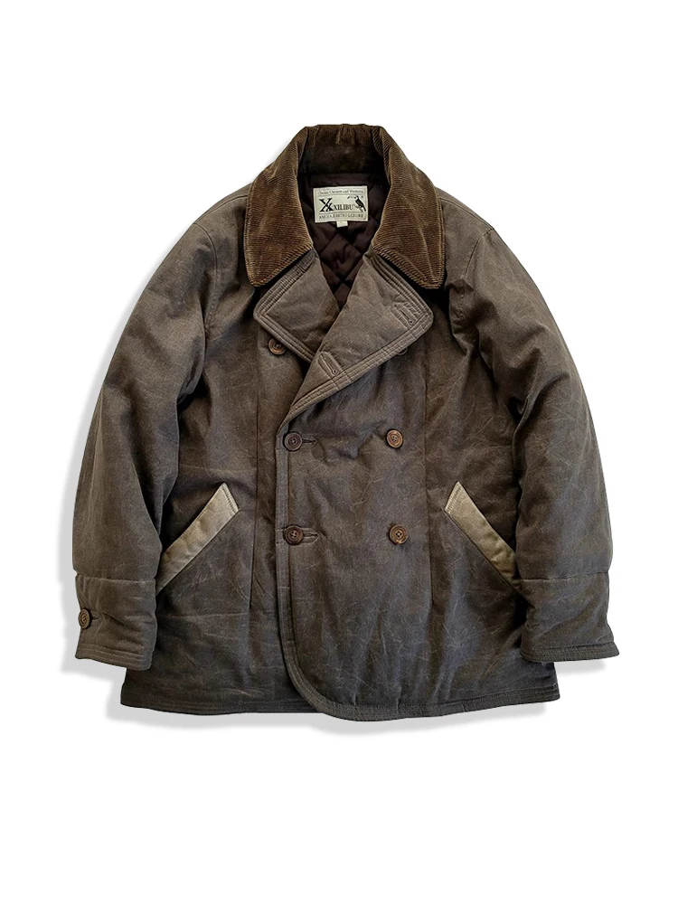 Amekaji Wear Clothes Men Oil Wax Cloth Distressed Cotton Jacket Vintage Winter Coat Jacket
Amekaji Wear Clothes Men Oil Wax Cloth Distressed Cotton Jacket Vintage Winter Coat Jacket