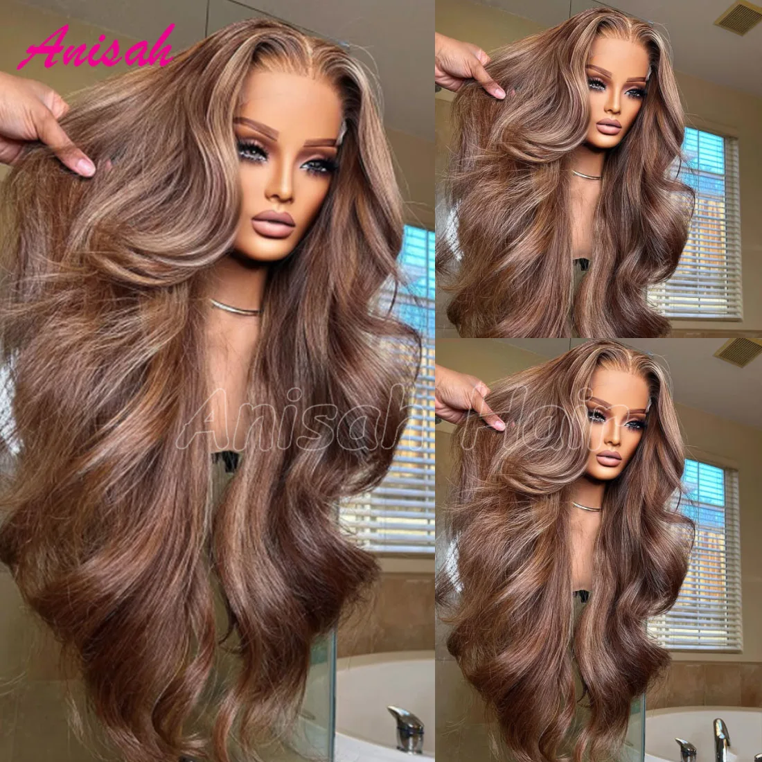 Glueless Wigs Human Hair Body Wave Colored Human Hair Wigs for Women Cuticle Aligned Virgin Hair HD Transparent Lace Frontal Wig
Glueless Wigs Human Hair Body Wave Colored Human Hair Wigs for Women Cuticle Aligned Virgin Hair HD Transparent Lace Frontal Wig