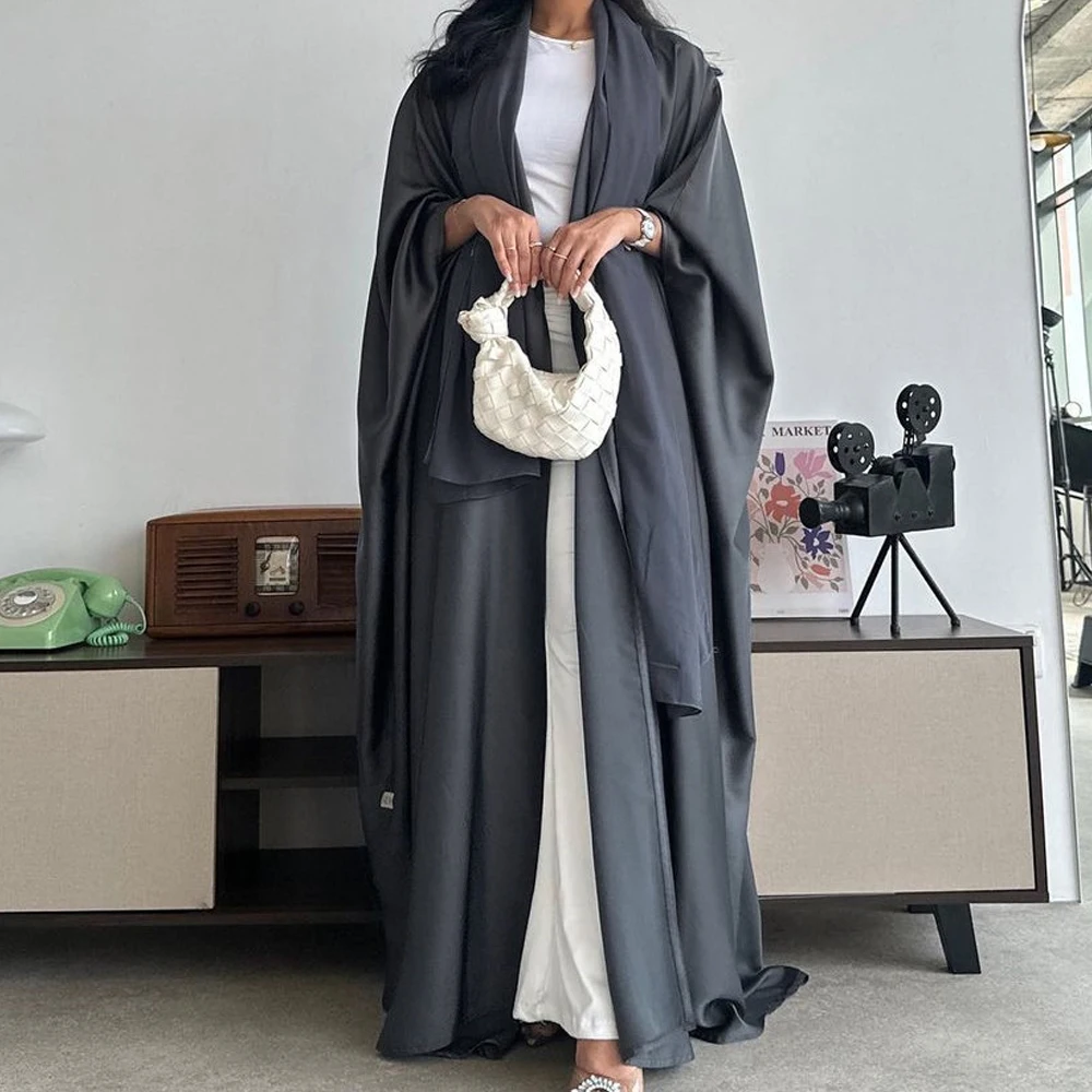 Ramadan Eid Abayas for Women Muslim Satin Dress Dubai Kaftan Morocco Caftan Islamic Jalabiya Kebaya Djellaba Arabic Robe Kimono
Ramadan Eid Abayas for Women Muslim Satin Dress Dubai Kaftan Morocco Caftan Islamic Jalabiya Kebaya Djellaba Arabic Robe Kimono
