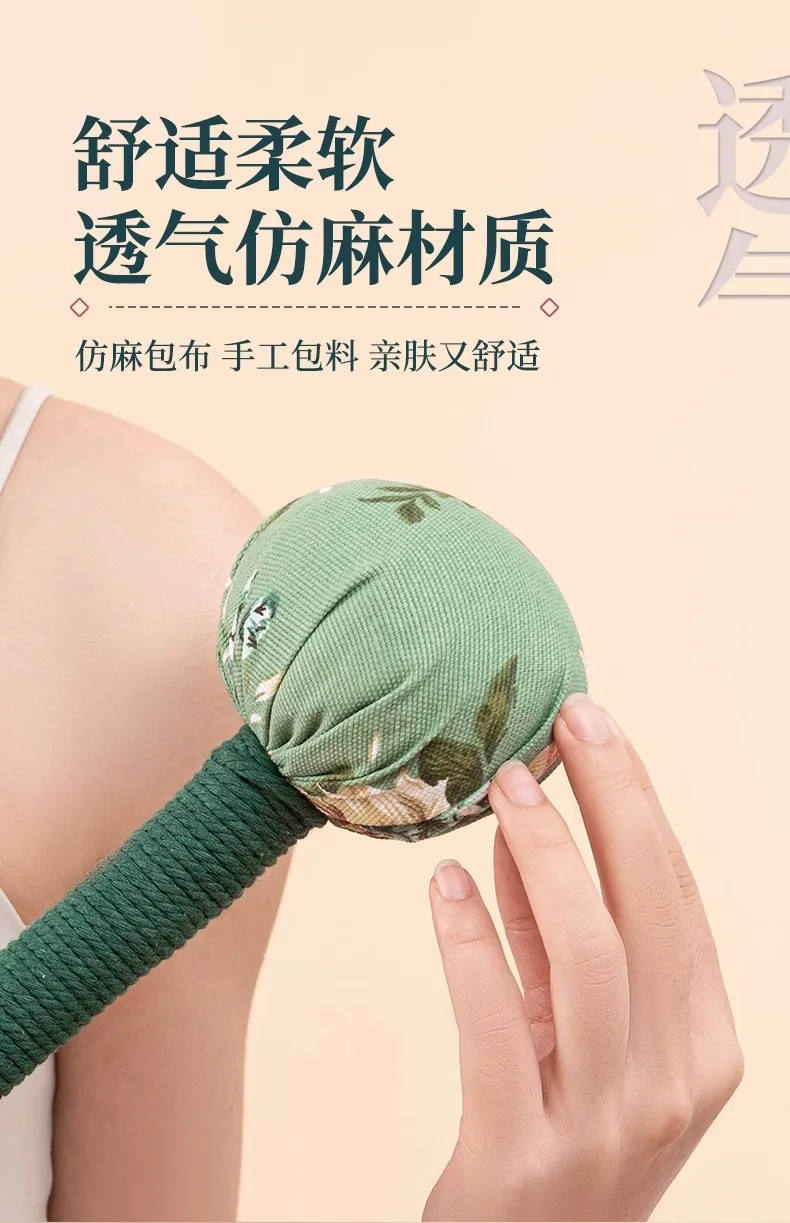 Moxa-infused Massage Hammer for Back Pounding, Shoulder Hammering, and Meridian Tapping, Used for Moxibustion and Massage Mugwort Energy Massage Hammer