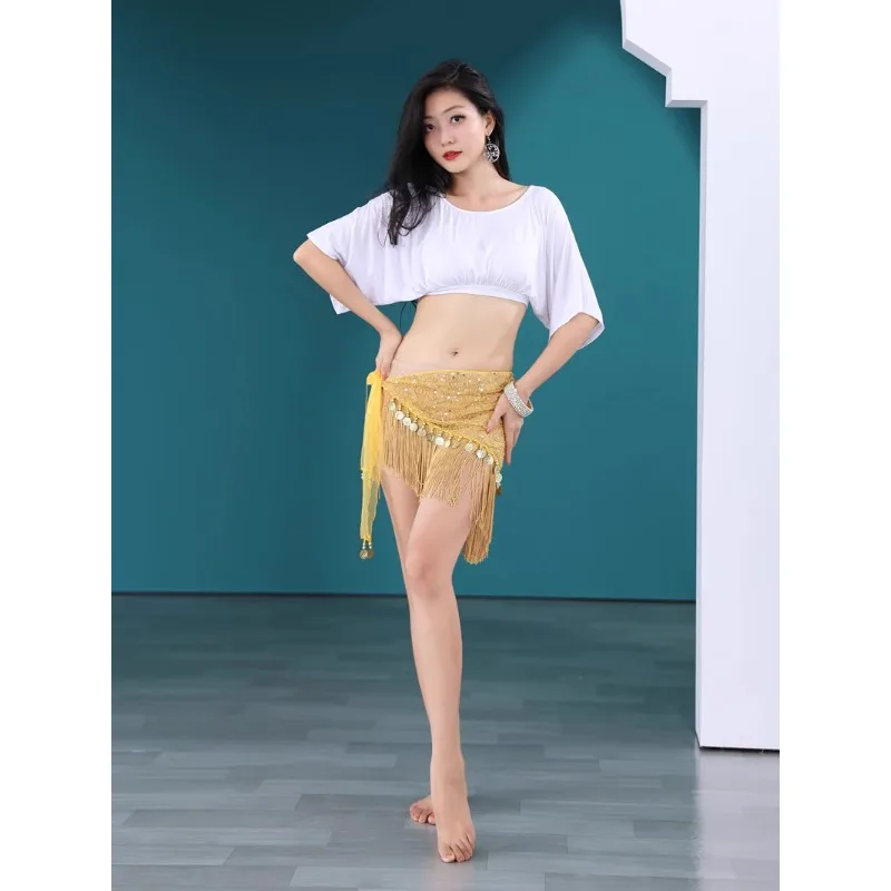 Customized Bellydance Waist Chain Female Practice Clothing Hip Scarf Triangle Scarf Bead Embroidery Tassel Waist Belt Waist Seal
Customized Bellydance Waist Chain Female Practice Clothing Hip Scarf Triangle Scarf Bead Embroidery Tassel Waist Belt Waist Seal