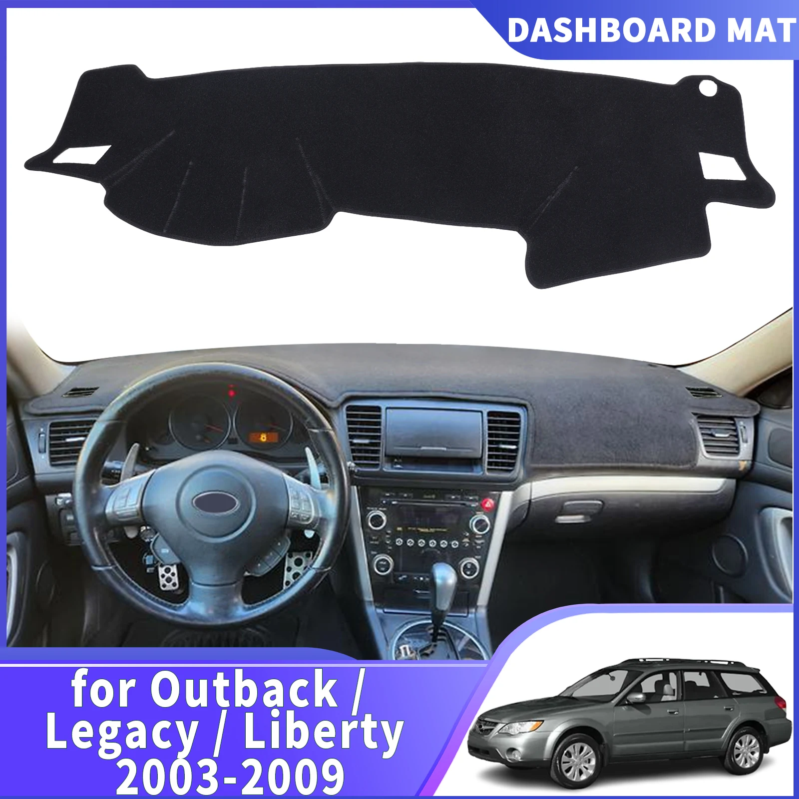 fit for Subaru Outback Legacy Liberty 2003-2009 Car DashMat Sunshade Dashmat Dashboard Cover Pad Protective Carpet Accessories
fit for Subaru Outback Legacy Liberty 2003-2009 Car DashMat Sunshade Dashmat Dashboard Cover Pad Protective Carpet Accessories