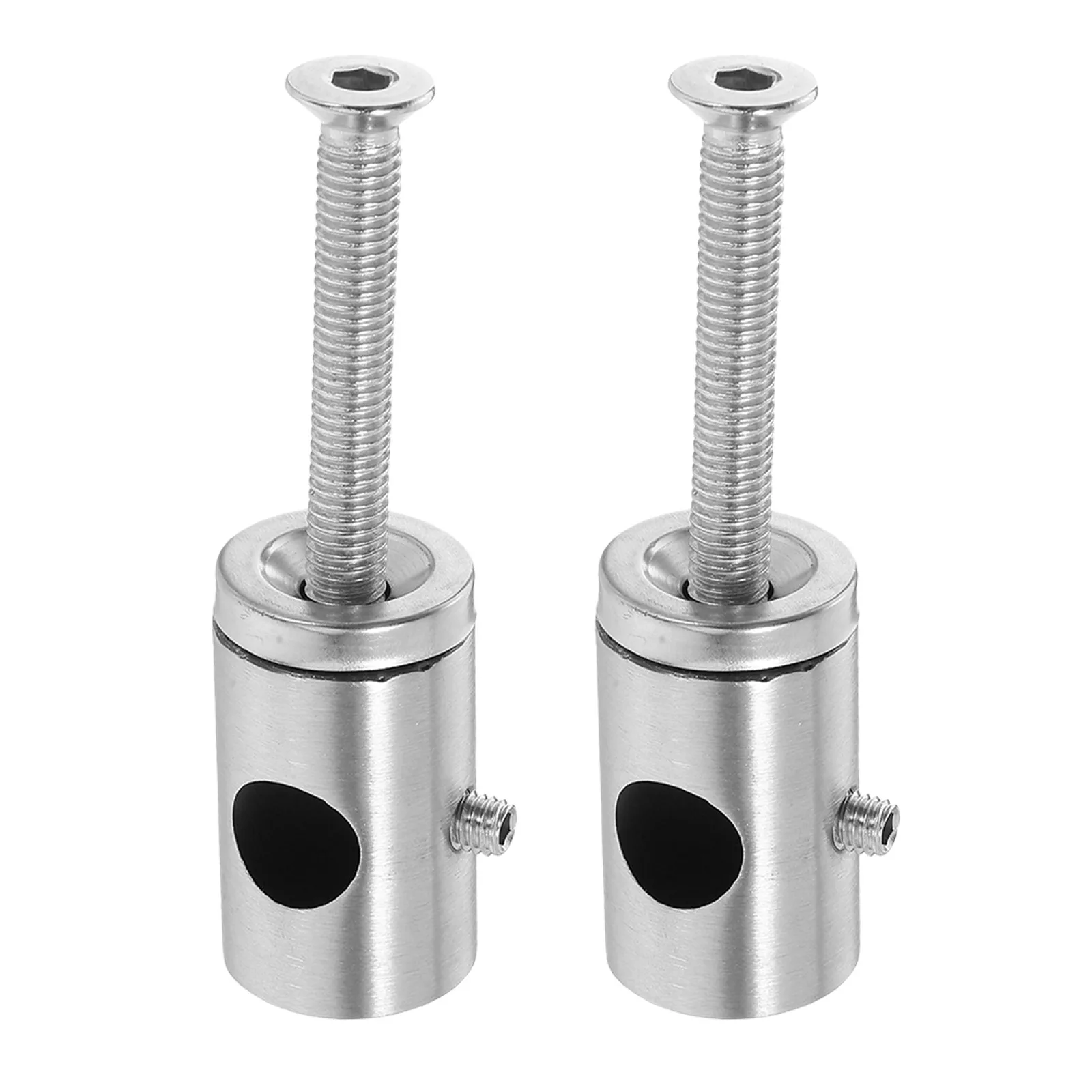 2Pcs Stainless Steel Guardrail Connectors Heavy Duty Round Tube Fittings for Exterior Handrails Stair Rail Hangers Outdoor Deck
2Pcs Stainless Steel Guardrail Connectors Heavy Duty Round Tube Fittings for Exterior Handrails Stair Rail Hangers Outdoor Deck