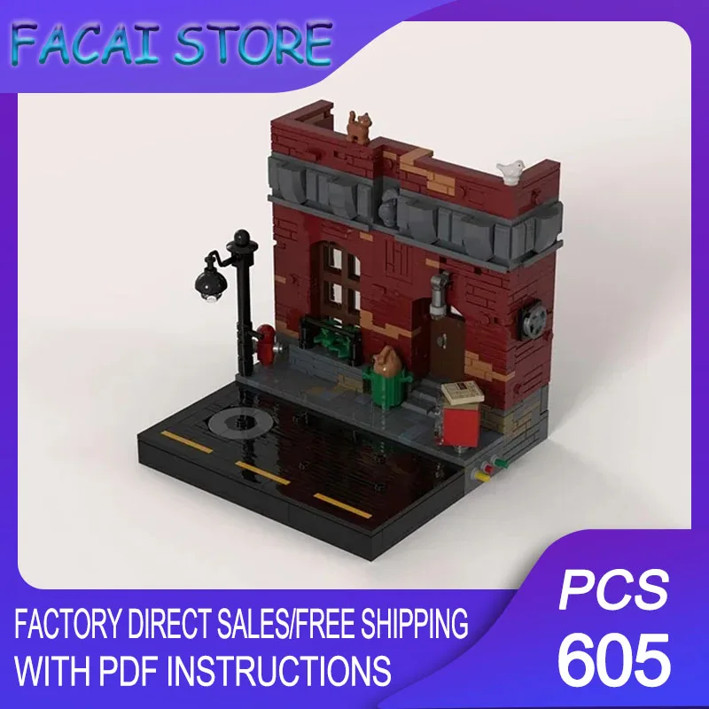 City Street View Model Moc Building Bricks Modular Street Fight Model Technology Blocks Christmas DIY Toy Construction Gifts
City Street View Model Moc Building Bricks Modular Street Fight Model Technology Blocks Christmas DIY Toy Construction Gifts