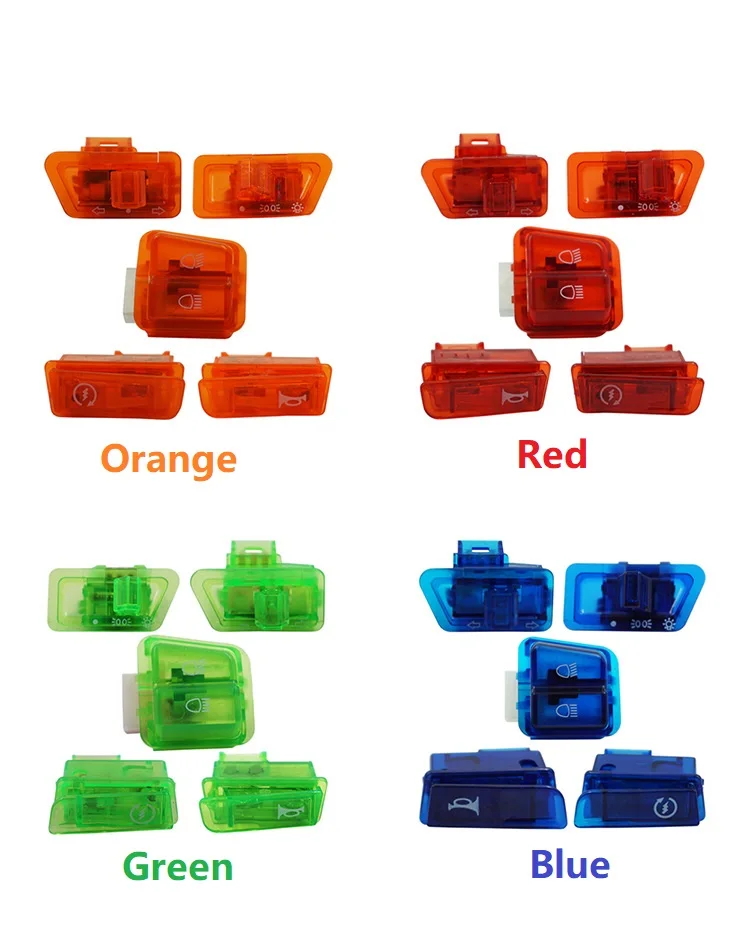 5PCS Motorcycle Start Switch Horn Light Turn Signal High Low Beam Button Switch Connecters for Scooter ATV Moped ABS Accessories
5PCS Motorcycle Start Switch Horn Light Turn Signal High Low Beam Button Switch Connecters for Scooter ATV Moped ABS Accessories