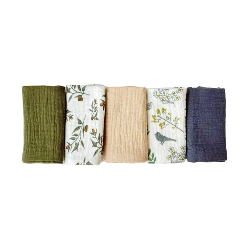G2TC 5Pcs/set Newborns Bath Towel Cotton Handkerchief Breathable Washcloths Delicate Baby Skin Care Mouth Wipe Cloths
G2TC 5Pcs/set Newborns Bath Towel Cotton Handkerchief Breathable Washcloths Delicate Baby Skin Care Mouth Wipe Cloths