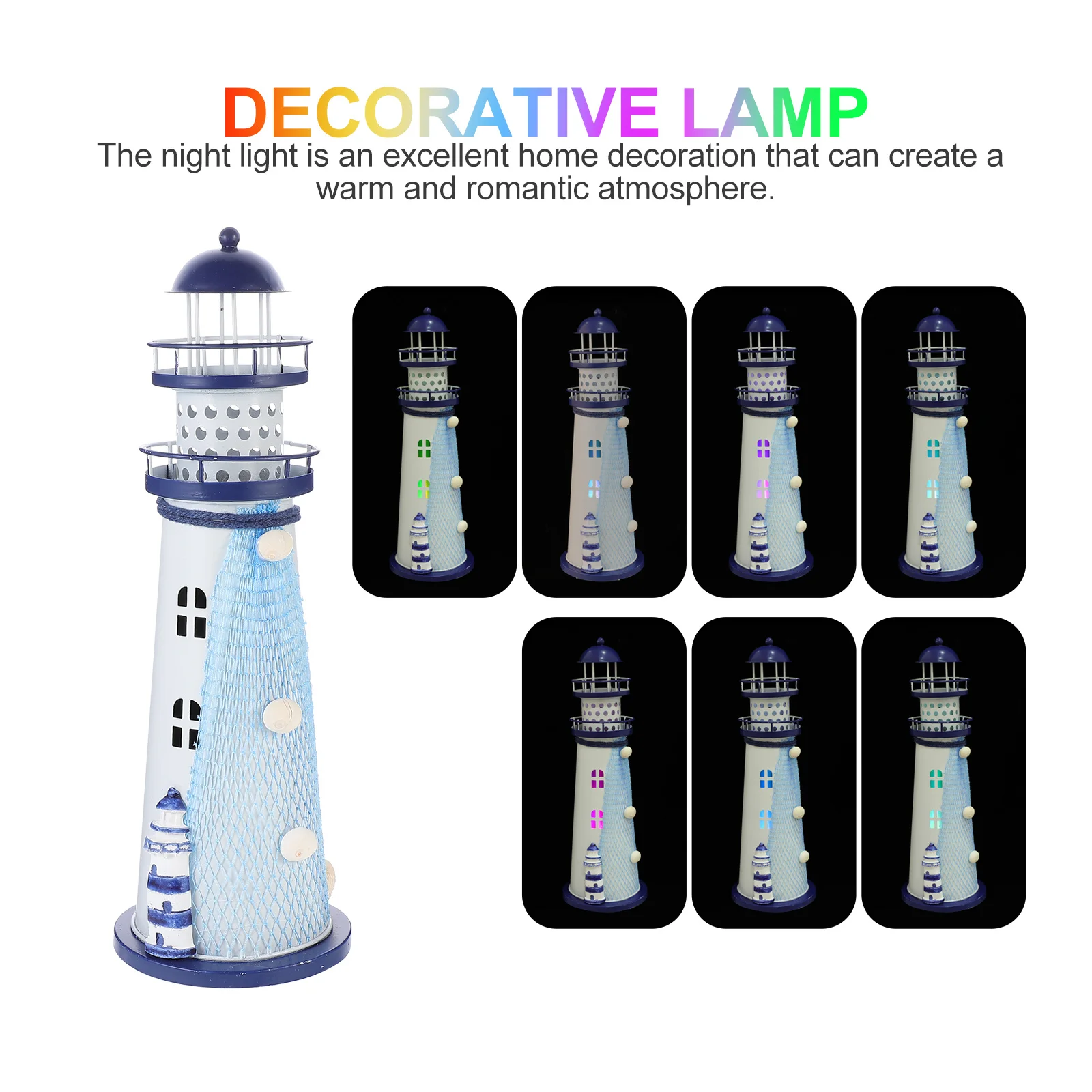 1pc Led Lighthouse Decorative Night Light Desktop Home Decor Iron Art Gift Lamp Decorative Lamp Atmosphere
1pc Led Lighthouse Decorative Night Light Desktop Home Decor Iron Art Gift Lamp Decorative Lamp Atmosphere