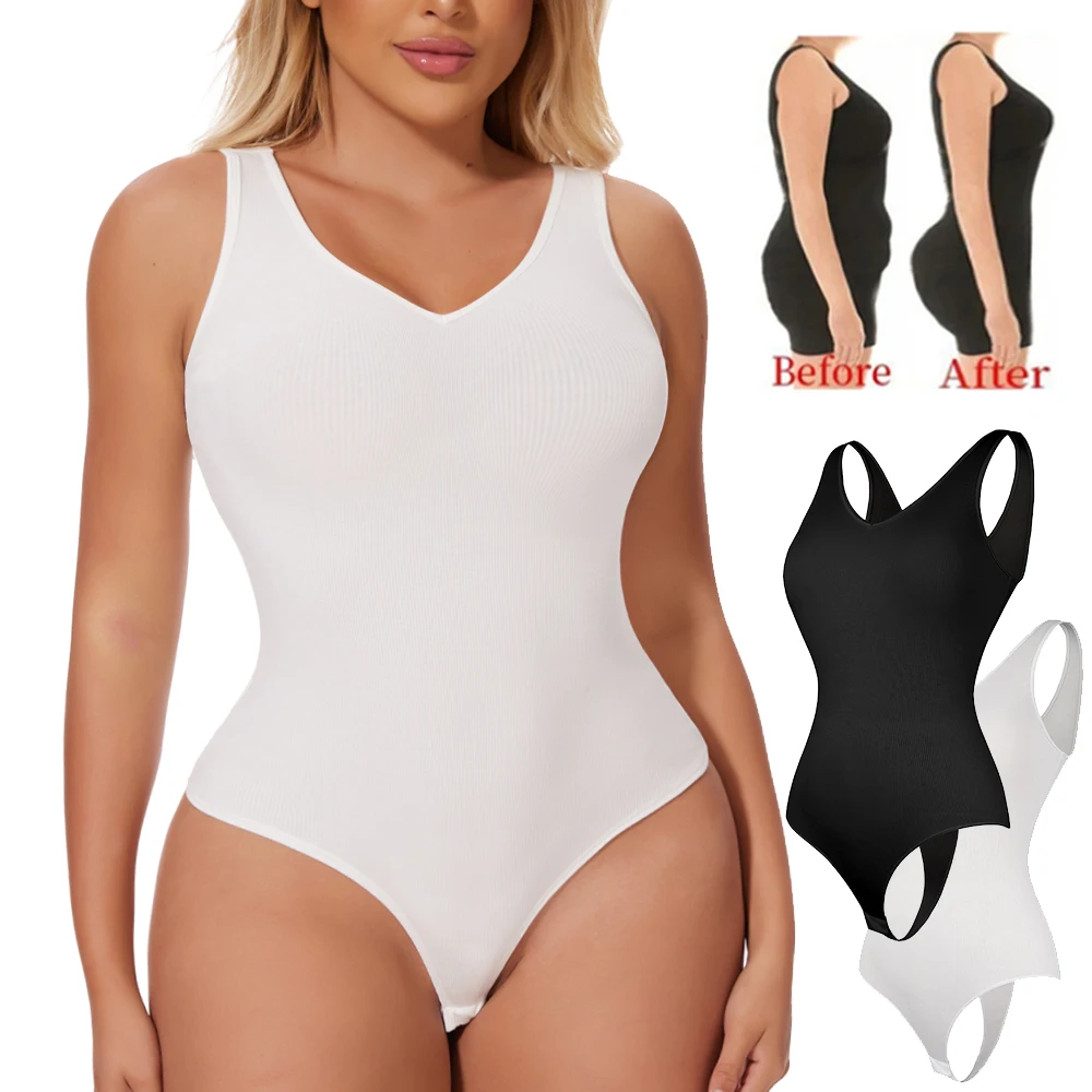 Bodysuit for Women Tummy Control Shapewear Camisole Thong Seamless Full Body Shaper Slimming Waist Trainer Corset Tank Tops
Bodysuit for Women Tummy Control Shapewear Camisole Thong Seamless Full Body Shaper Slimming Waist Trainer Corset Tank Tops