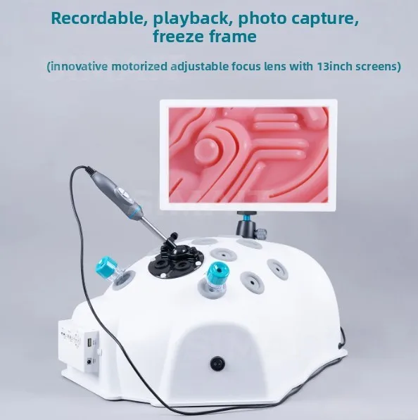 Laparoscopic Surgery Simulation Training Instrument/can Be Connected To A Computer, Equipped with A 13-inch Screen
Laparoscopic Surgery Simulation Training Instrument/can Be Connected To A Computer, Equipped with A 13-inch Screen