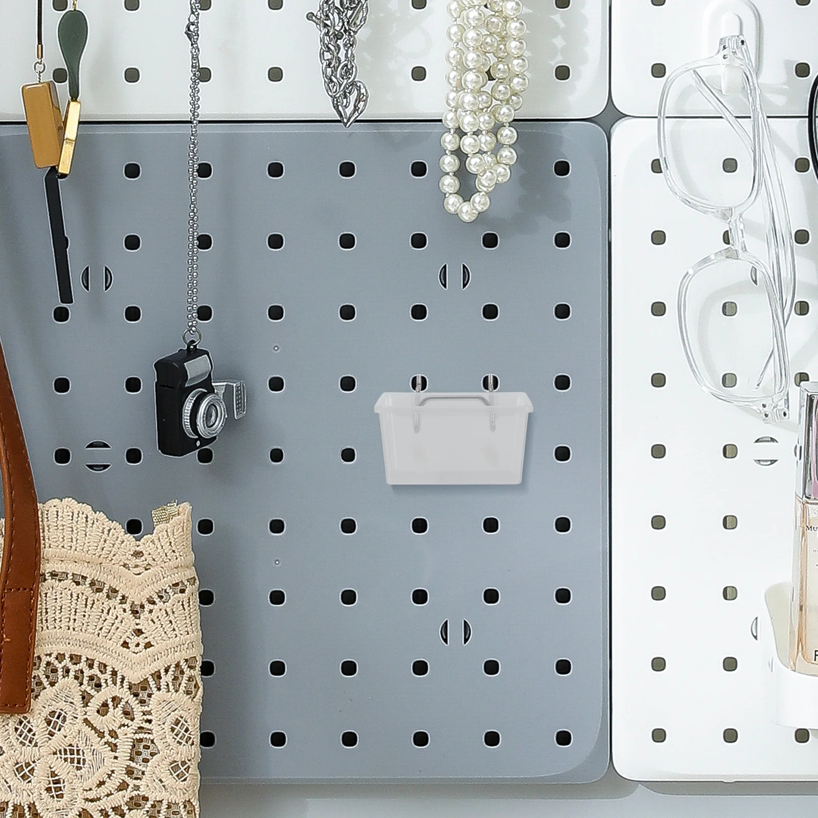 6pcs Pegboard Bins Metal Hooks Garage Workbench Storage Organizer Transparent Peg Board Accessories Kit For Tools
6pcs Pegboard Bins Metal Hooks Garage Workbench Storage Organizer Transparent Peg Board Accessories Kit For Tools