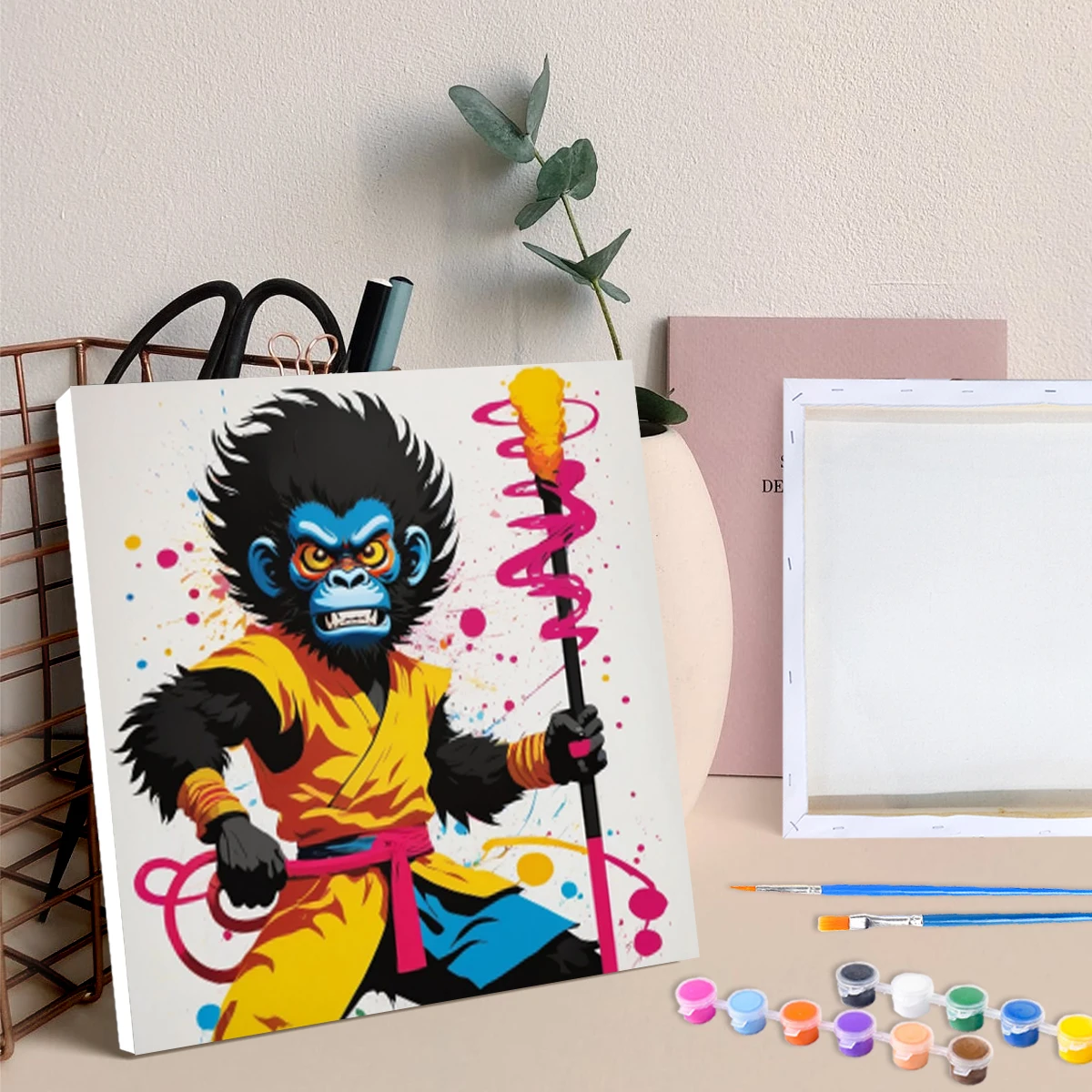 RUOPOTY Framed Paint By Numbers Kit For Starter Kits Wukong Picture Acrylic Paint For Adults Colorful By Numbers For Home Wall D
RUOPOTY Framed Paint By Numbers Kit For Starter Kits Wukong Picture Acrylic Paint For Adults Colorful By Numbers For Home Wall D