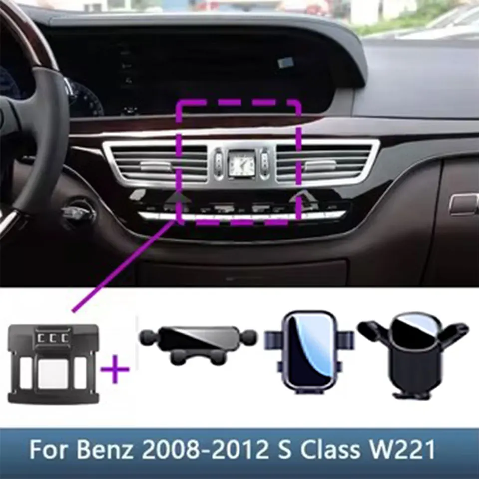 For Mercedes Benz S Class W221 2008 2009-2012 Car Phone Holder Fixed Bracket Base Mobile Phone Mounts Accessories
For Mercedes Benz S Class W221 2008 2009-2012 Car Phone Holder Fixed Bracket Base Mobile Phone Mounts Accessories