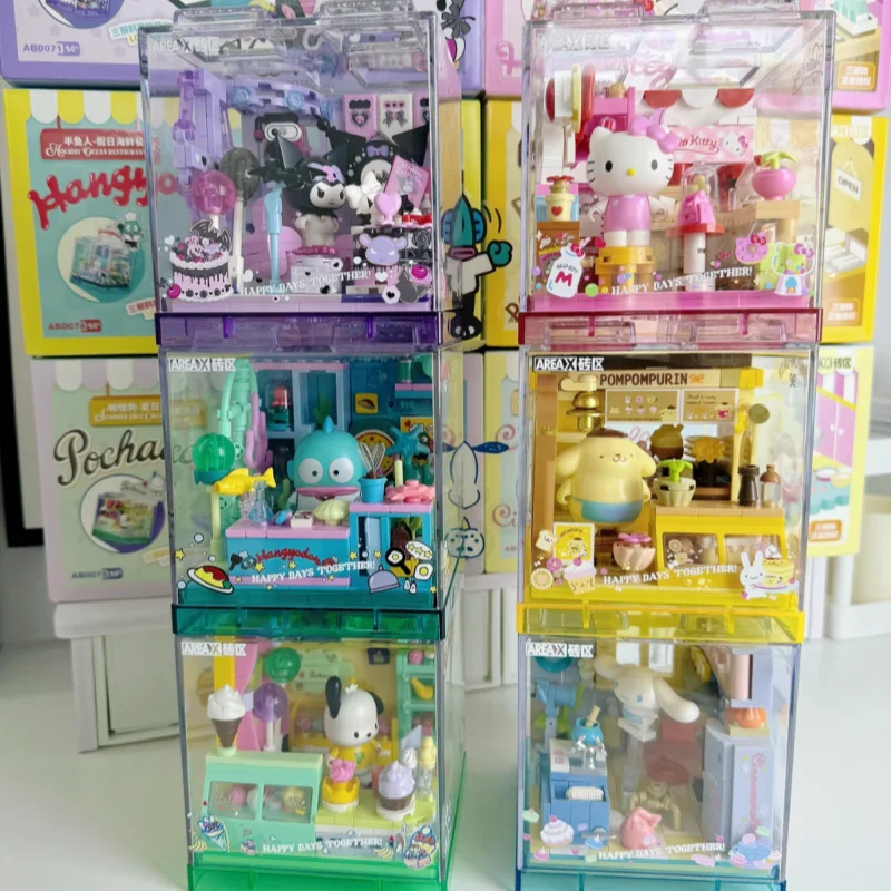 Sembo Block Sanrio Series Kuromi Hellokitty Cinnamoroll Building Blocks MOC Creative House Ornament Model Bricks Toys For Adult
Sembo Block Sanrio Series Kuromi Hellokitty Cinnamoroll Building Blocks MOC Creative House Ornament Model Bricks Toys For Adult