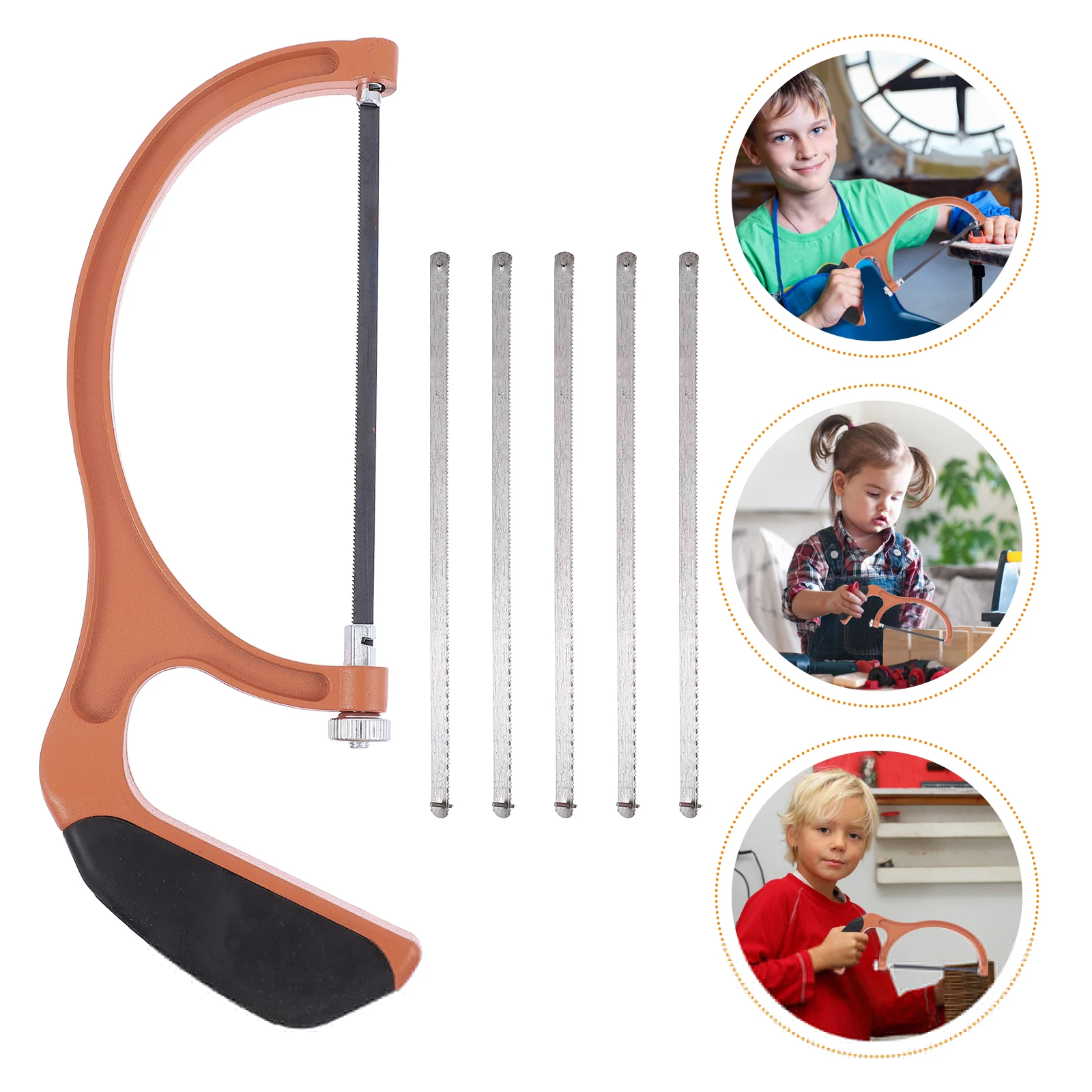 Woodworking DIY Hacksaw Safe Plastic Blade Child Handsaw 5 Replaceable Blades Easy to Use Gardening Tool
Woodworking DIY Hacksaw Safe Plastic Blade Child Handsaw 5 Replaceable Blades Easy to Use Gardening Tool