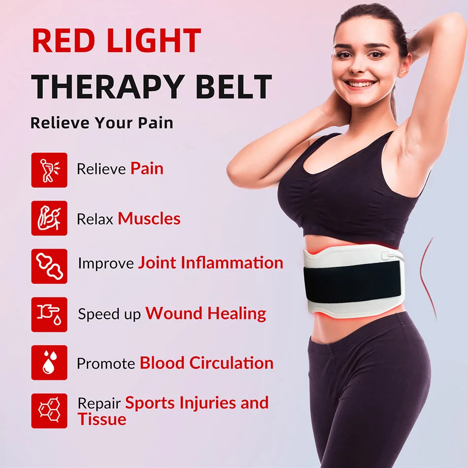 2026 Infrared Red Light Therapy Belt Wearable Therapy Device for Pain Relief Muscle Recovery Physiotherapy Commercial Use 660nm
2026 Infrared Red Light Therapy Belt Wearable Therapy Device for Pain Relief Muscle Recovery Physiotherapy Commercial Use 660nm