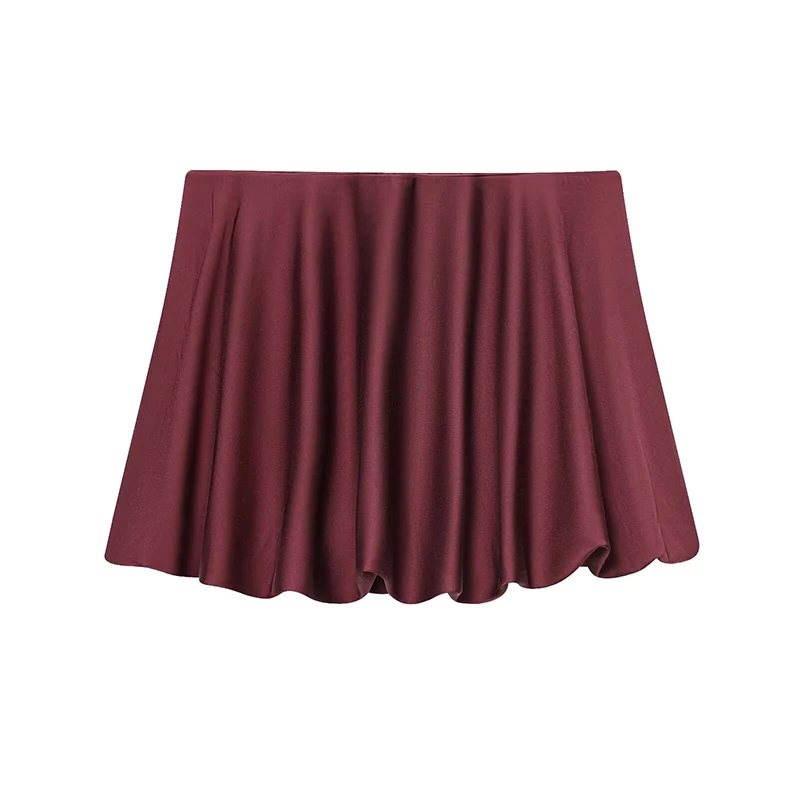 YENKYE New Women Wine Red Balloon Mini Skirt faldas mujer
YENKYE New Women Wine Red Balloon Mini Skirt faldas mujer