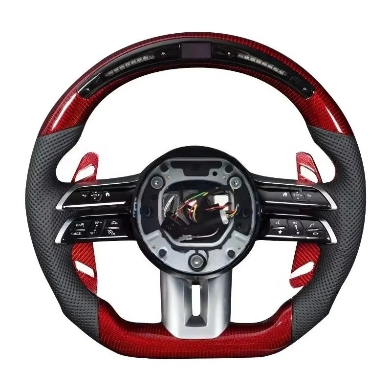 Modified LED Carbon Fiber Steering Wheel for Mercedes Benz AMG GT With Perforated Leather Steering Wheel
Modified LED Carbon Fiber Steering Wheel for Mercedes Benz AMG GT With Perforated Leather Steering Wheel
