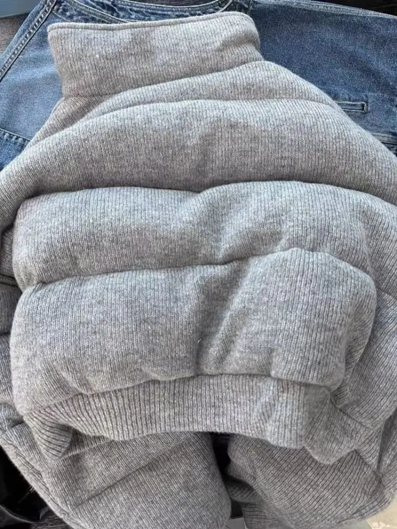 Grey High-end Knitted Stand Up Collar Short Cotton Jacket for Women's Winter New Short Versatile Parkas Male Clothing
Grey High-end Knitted Stand Up Collar Short Cotton Jacket for Women's Winter New Short Versatile Parkas Male Clothing