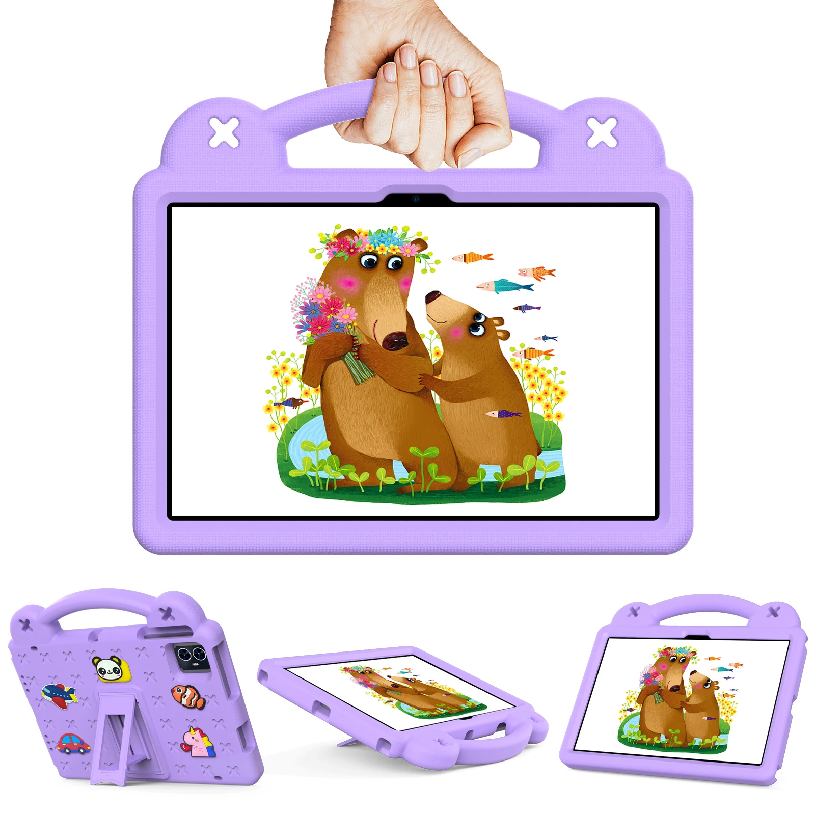 EVA Bear Stand Tablet Case For Walmart Onn 10.1 (4th Gen) 2024 With Hand Holder Bracket Colourful Cover Kids Funda Shockproof
EVA Bear Stand Tablet Case For Walmart Onn 10.1 (4th Gen) 2024 With Hand Holder Bracket Colourful Cover Kids Funda Shockproof