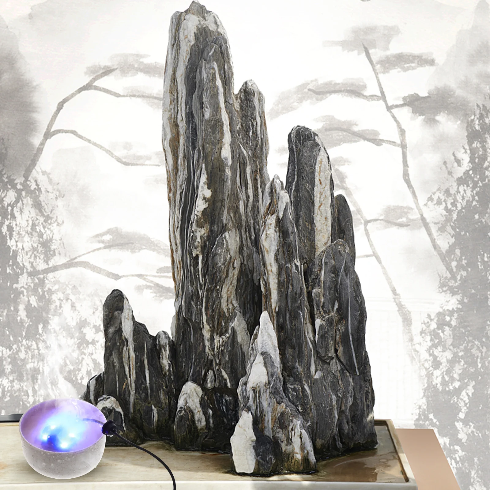 Mini Fog Maker Led Humidifier For Fish Tank Bonsai Aquarium Rockery Fountain Pond Decor Mist Sprayer Landscape Gardening
Mini Fog Maker Led Humidifier For Fish Tank Bonsai Aquarium Rockery Fountain Pond Decor Mist Sprayer Landscape Gardening