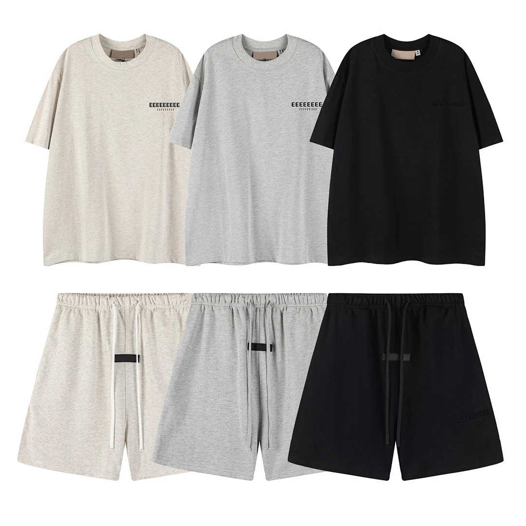 Модный комплект из футболки и шорт PRC Trendy Brand для мужчин, летний хлопковый набор с коротким рукавом, комплект из двух предметов, летний костюм.
Модный комплект из футболки и шорт PRC Trendy Brand для мужчин, летний хлопковый набор с коротким рукавом, комплект из двух предметов, летний костюм.