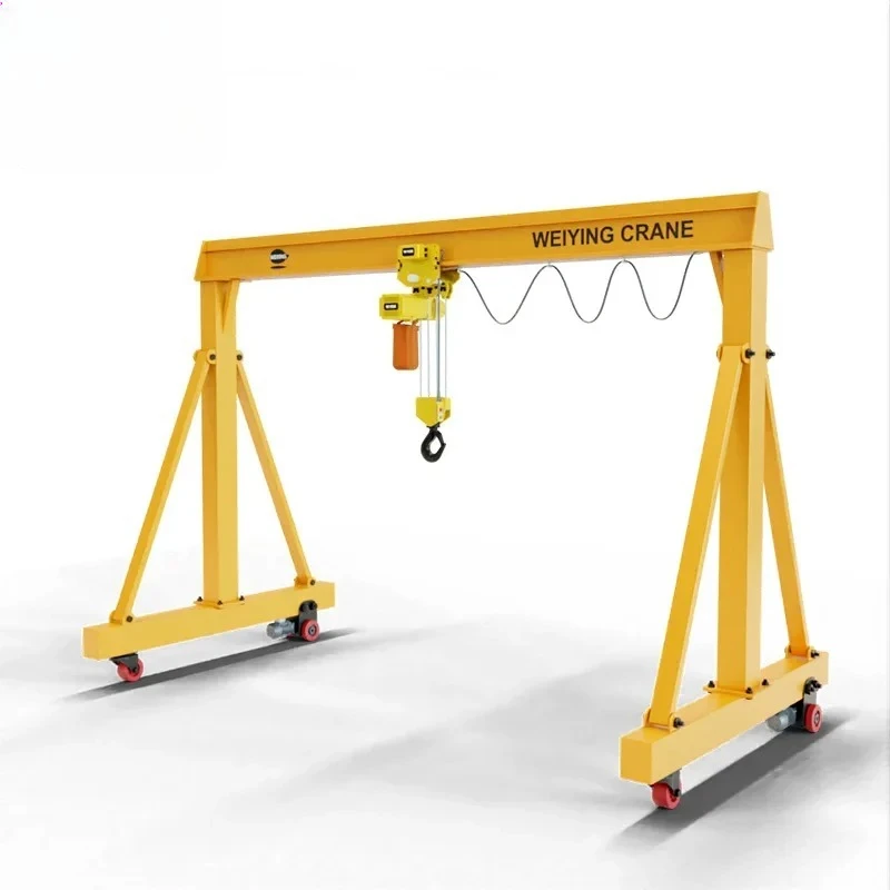 500KG 1000KG 2000KG Portable Gantry Crane Chain Hoist Lifting Light Materials Manual Universal Wheels Hand Push Gantry Crane
500KG 1000KG 2000KG Portable Gantry Crane Chain Hoist Lifting Light Materials Manual Universal Wheels Hand Push Gantry Crane