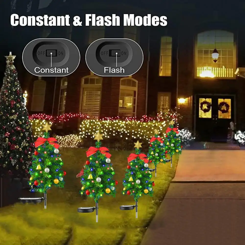 Outdoor Garden Light Led Light Charming Solar-powered Christmas Tree Landscape Lights with Small Bells Waterproof for Festive
Outdoor Garden Light Led Light Charming Solar-powered Christmas Tree Landscape Lights with Small Bells Waterproof for Festive