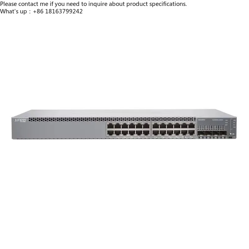 Original New EX2300 Series 24 Port Gigabit Ethernet Network Switch EX2300-24P EX2300-24T with SNMP Function
Original New EX2300 Series 24 Port Gigabit Ethernet Network Switch EX2300-24P EX2300-24T with SNMP Function