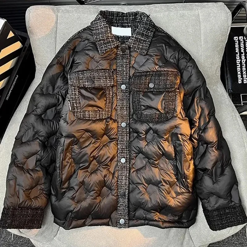 Korea Lapels Down Cotton Coat Women Winter 2025 Parkas Single-Breasted Jacket Windproof Fried Street Warm Loose Parka Top Female
Korea Lapels Down Cotton Coat Women Winter 2025 Parkas Single-Breasted Jacket Windproof Fried Street Warm Loose Parka Top Female