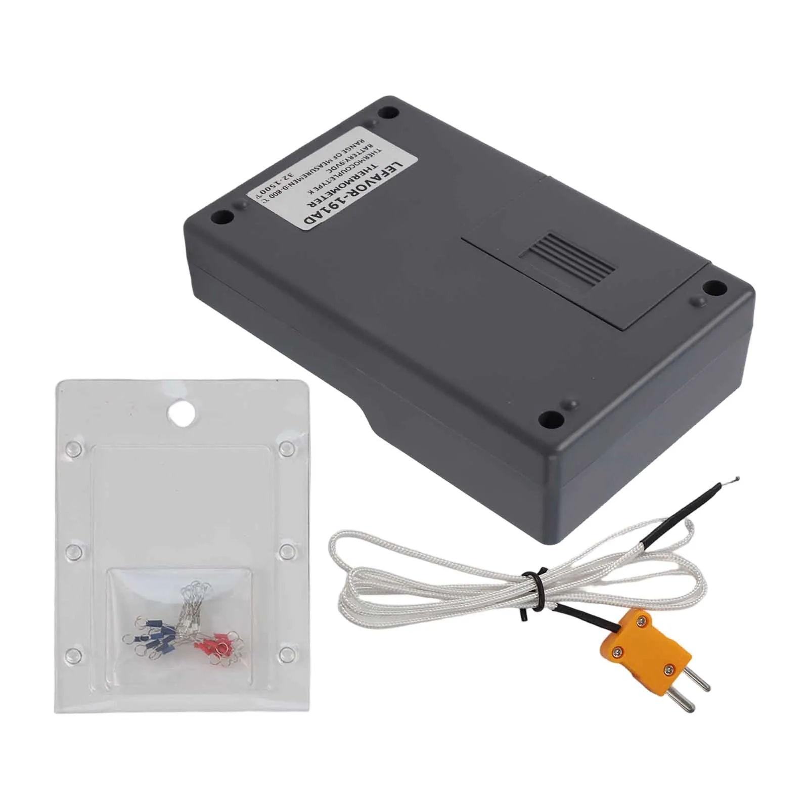 191AD Soldering Iron Tip Temperature Tester Soldering Iron Tip Thermometers 0-800°C 13.7*8.5*3.5cm With 10 Lead-free Sensors
191AD Soldering Iron Tip Temperature Tester Soldering Iron Tip Thermometers 0-800°C 13.7*8.5*3.5cm With 10 Lead-free Sensors