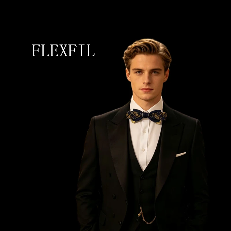 FLEXFIL Luxury bow tie for men's Brand High Quality crystal Butterfly Party Baroque business Bowknot wedding abotoaduras Jewelry
FLEXFIL Luxury bow tie for men's Brand High Quality crystal Butterfly Party Baroque business Bowknot wedding abotoaduras Jewelry