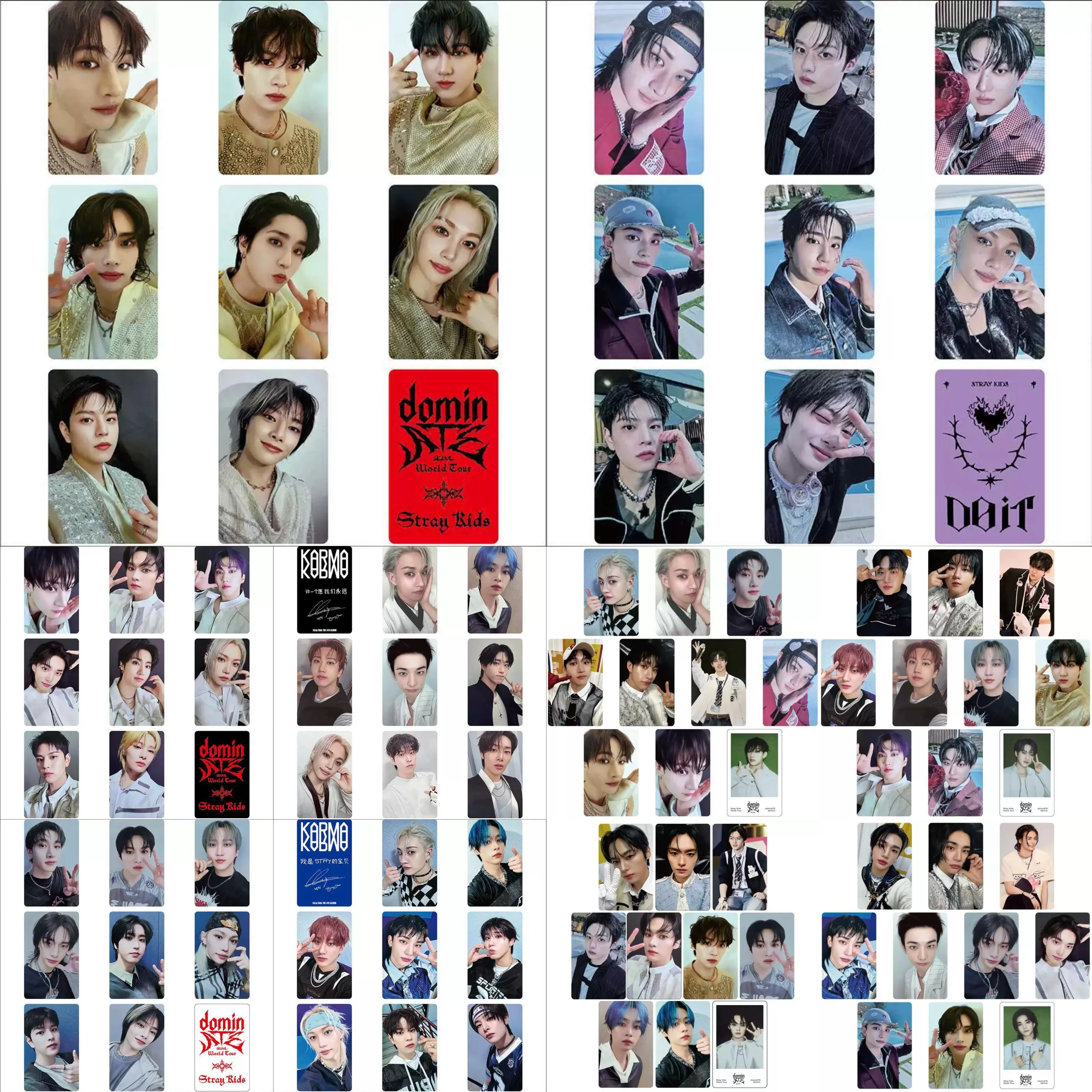 K-POP Stray Kids LOMO Card DOIT Small Card World Tour Set Card KARMA Card Huang Xuanchen Fang Can HAN Felix Surrounding
K-POP Stray Kids LOMO Card DOIT Small Card World Tour Set Card KARMA Card Huang Xuanchen Fang Can HAN Felix Surrounding