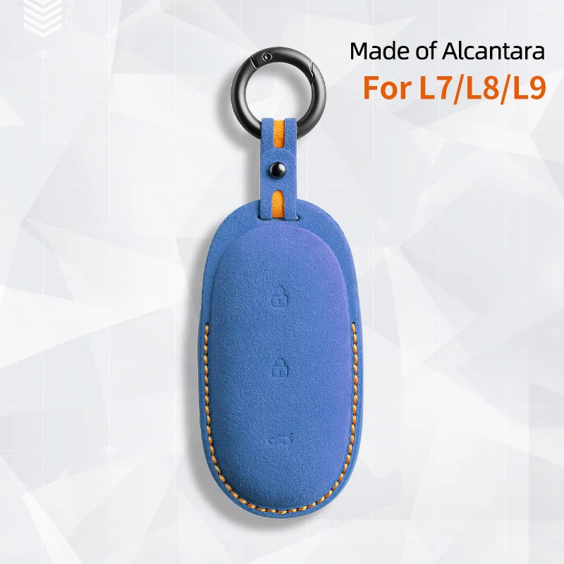 Для ведущего Ideal Lixiang L9 L8 L7 Чехол для автомобильного ключа Брелок Замшевый умный чехол для пульта дистанционного управления Аксессуары 2023 2024 2022
Для ведущего Ideal Lixiang L9 L8 L7 Чехол для автомобильного ключа Брелок Замшевый умный чехол для пульта дистанционного управления Аксессуары 2023 2024 2022