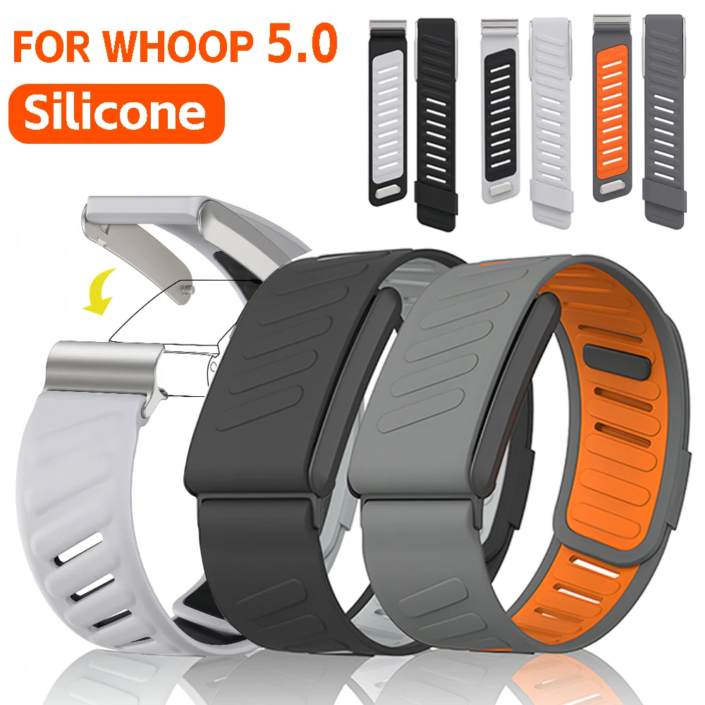 For WHOOP 5.0/MG Silicone Adjustable Watch Band Waterproof Rubber Band Wear Resist Replacement Watch Strap for WHOOP 5.0 MG/5.0
For WHOOP 5.0/MG Silicone Adjustable Watch Band Waterproof Rubber Band Wear Resist Replacement Watch Strap for WHOOP 5.0 MG/5.0