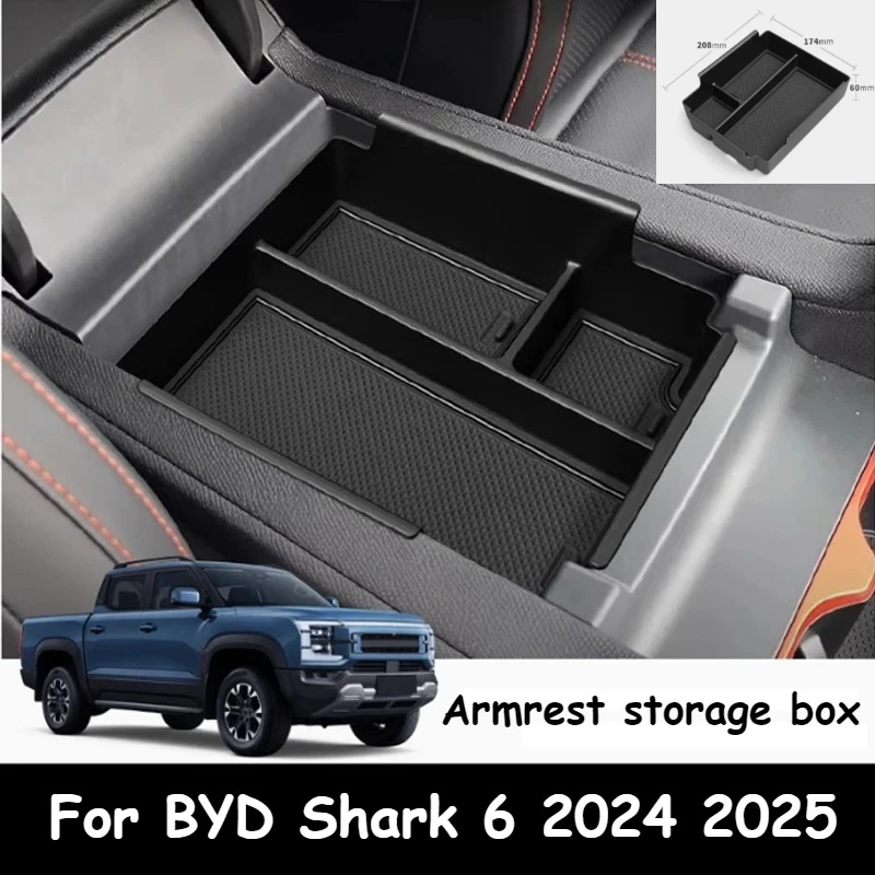 For BYD Shark 6 2024 2025 ABS Armrest Box Storage Box Interior Accessory Car Cup Holder Wireless Charging Anti Dirt Pad
For BYD Shark 6 2024 2025 ABS Armrest Box Storage Box Interior Accessory Car Cup Holder Wireless Charging Anti Dirt Pad