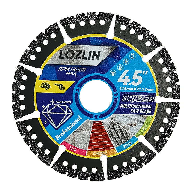 LOZLIN High Quality Diamond Multi Tool Saw Blade Ultra-thin Saw Blades Ceramic Porcelain Tile Cutting Disc 115mm Angle Grinder
LOZLIN High Quality Diamond Multi Tool Saw Blade Ultra-thin Saw Blades Ceramic Porcelain Tile Cutting Disc 115mm Angle Grinder