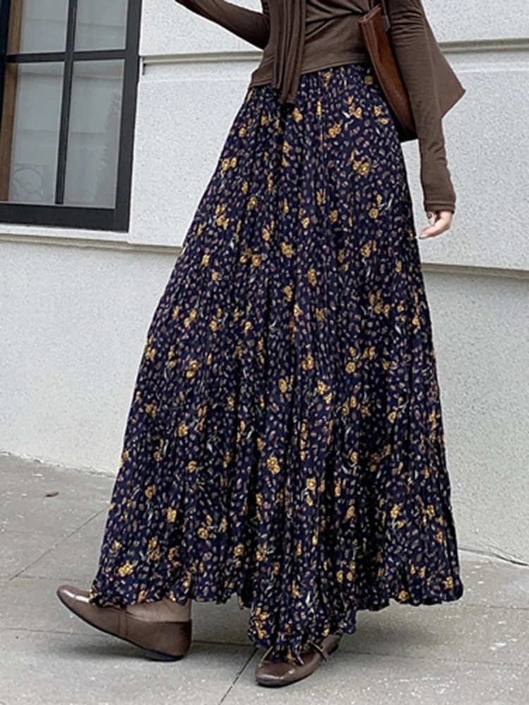 Весна-лето, новая корейская модная плиссированная длинная юбка, женская свободная юбка с высокой талией и принтом, большая распашная юбка S363
Весна-лето, новая корейская модная плиссированная длинная юбка, женская свободная юбка с высокой талией и принтом, большая распашная юбка S363