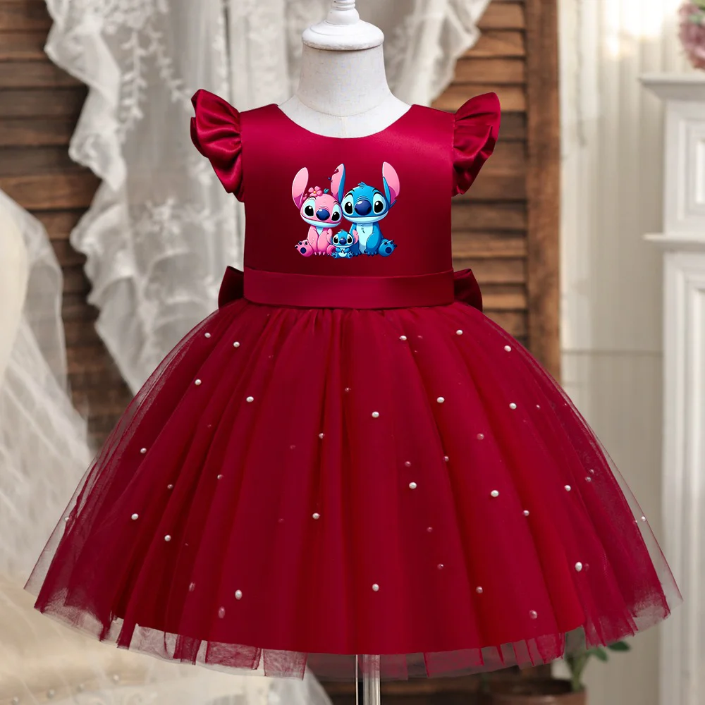 Lilo Stitch Toddler Girl Red Princess Dress Baby Girl 1st Birthday Party Tutu Gown Backless Bow Beading Xmas Costume
Lilo Stitch Toddler Girl Red Princess Dress Baby Girl 1st Birthday Party Tutu Gown Backless Bow Beading Xmas Costume