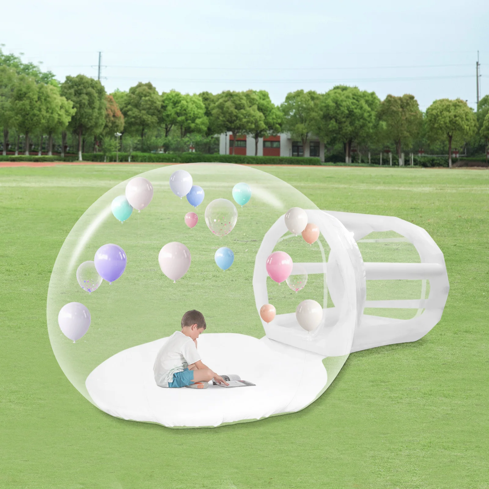 118*94 дюймов прозрачная пузырьковая палатка с воздуходувным насосом надувной прозрачный пузырьковый домик для кемпинга, свадебной фотографии
118*94 дюймов прозрачная пузырьковая палатка с воздуходувным насосом надувной прозрачный пузырьковый домик для кемпинга, свадебной фотографии