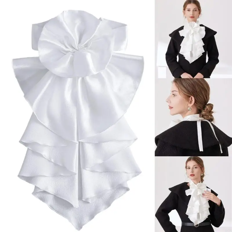 Elegant Drape Collar Jabot False Collar Costume Neck Decorative Accessory For Lady Formal Evening Gown Clothing Enhancer 6XDA
Elegant Drape Collar Jabot False Collar Costume Neck Decorative Accessory For Lady Formal Evening Gown Clothing Enhancer 6XDA