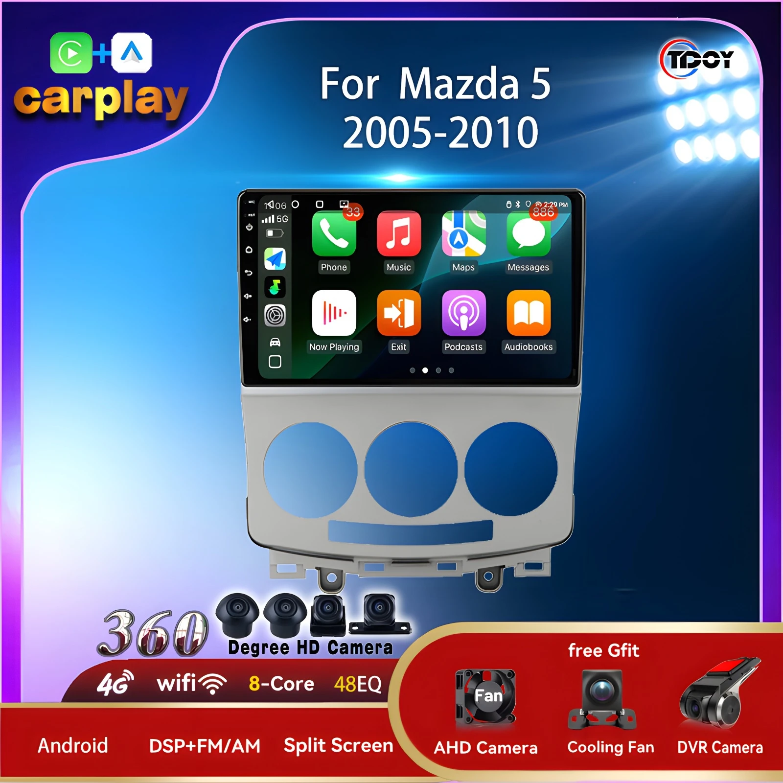 Car Radio Android 15 For Mazda 5 2005-2010 Autoradio Multimedia Automotive Carplay Android Auto Wireless Video Car Play Radio
Car Radio Android 15 For Mazda 5 2005-2010 Autoradio Multimedia Automotive Carplay Android Auto Wireless Video Car Play Radio