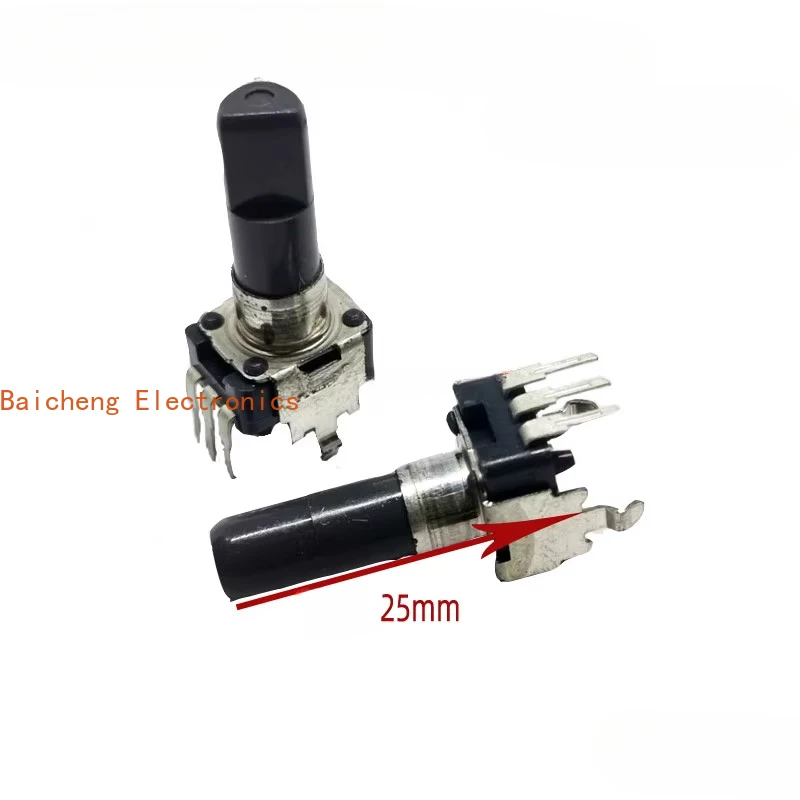 10PCS Rotating single link RK09 C20K volume potentiometer resistance plastic handle shaft length 25 half shaft
10PCS Rotating single link RK09 C20K volume potentiometer resistance plastic handle shaft length 25 half shaft
