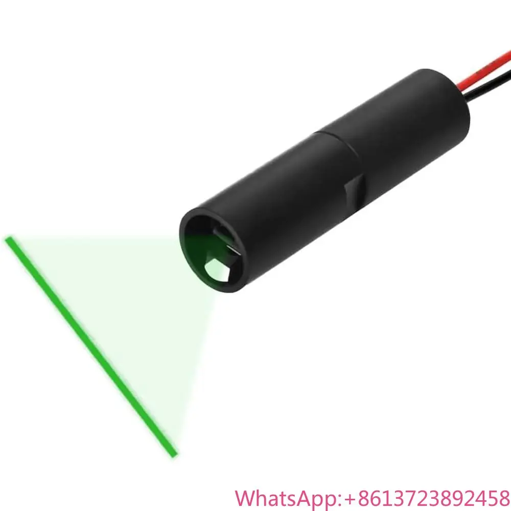 Green Line Laser Module 520nm Class I, 3~6VDC, 90° Fan Angle, 1~20 meters working distance, VLM-520-55 LPO, APC Control – Indus
Green Line Laser Module 520nm Class I, 3~6VDC, 90° Fan Angle, 1~20 meters working distance, VLM-520-55 LPO, APC Control – Indus