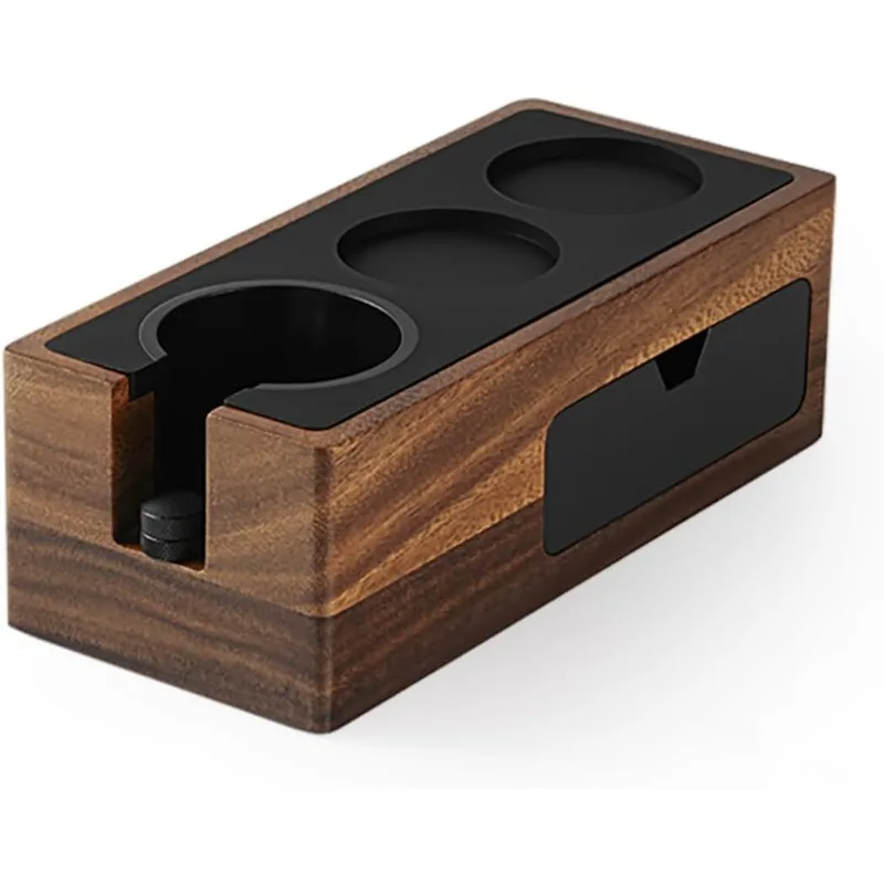 Espresso Tamping Station, 4 in 1 Walnut Espresso Organizer Box with Magnetic Drawer for Storage
Espresso Tamping Station, 4 in 1 Walnut Espresso Organizer Box with Magnetic Drawer for Storage